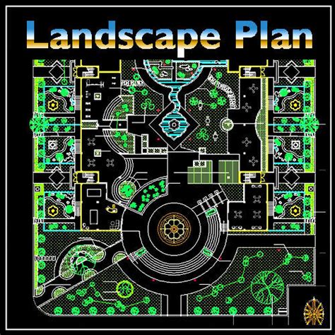 Residential Landscape Design 17 – CAD Design | Free CAD Blocks,Drawings