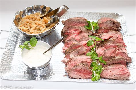 Serve these richly sauced tender steaks for dinner. Favorite Horseradish Sauce for Beef Tenderloin - OMG ...