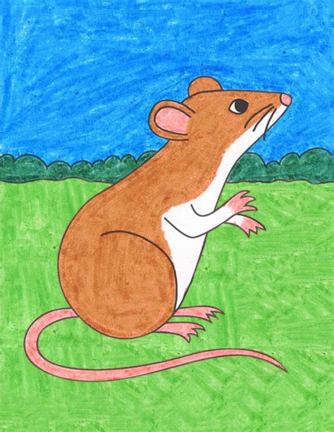 How To Draw A Mouse · Art Projects For Kids