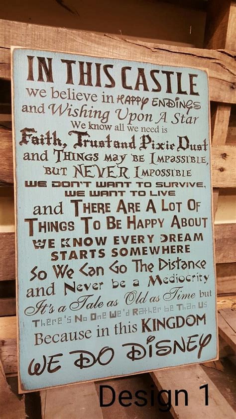 Custom Carved Wooden Sign We Do Disney In This By Hayleescloset