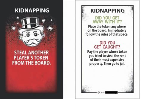 Custom Cheat Cards For Monopoly Cheaters Edition Looking For Some More Ideas Monopoly