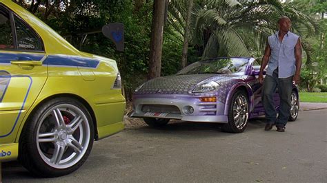 It's 2 silly, 2 dumb and yet undeniably 2 entertaining 2 really care. Mitsubishi Eclipse Spyder GTS 3G Purple Car in 2 Fast 2 ...