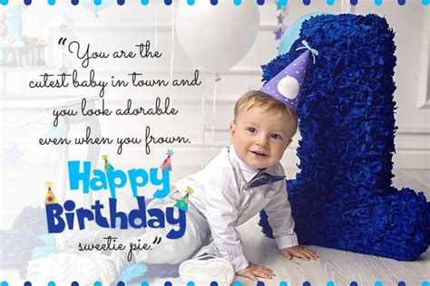 Happy 1st Birthday Boy Wishes Quotes Messages Status And Images The