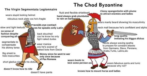 The Chad Byzantine The Virgin Segmentata Legionnaire Fluid And Flexible