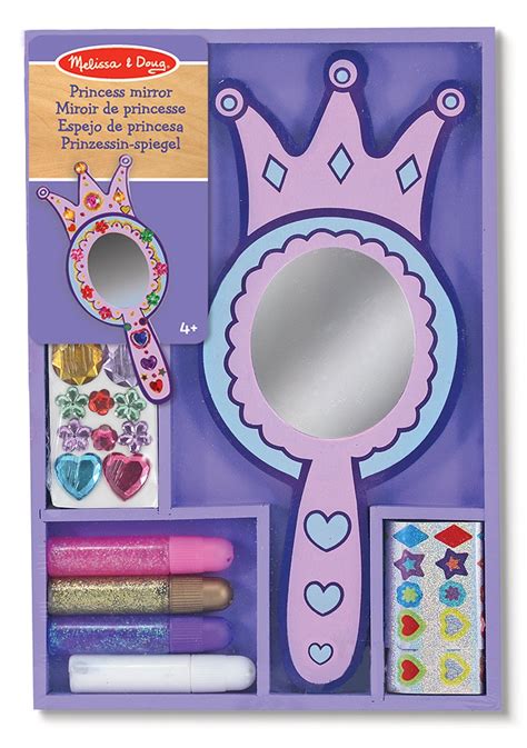 Melissa And Doug Decorate Your Own Wooden Princess Mirror Craft Kit Buy