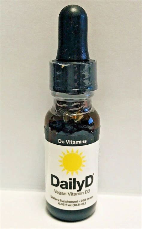 The best vitamin d supplement for a person will depend on their age, vitamin d levels, and personal preferences. Do Vitamins DAILYD vegan D3 drops exp 03/2020 sealed FAST ...