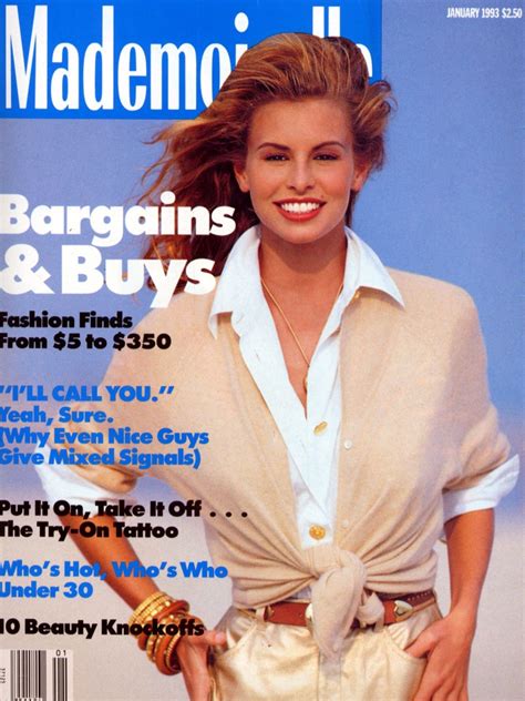 Niki Taylor Mademoiselle January1993 Cover Fashion Magazine Cover