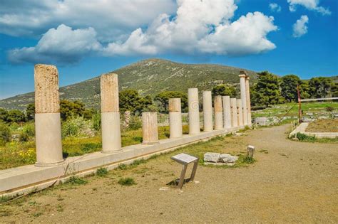 Temple Of Asklepios Epidaurus Greece Stock Photo Image Of Landscape