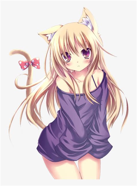 Cat Girl Dress Anime Cat Girl Profile Transparent Png 770x1038