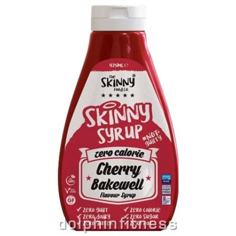 The Skinny Food Co Skinny Syrup Cherry Bakewell 425 Ml