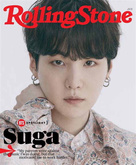 Bts Suga ‘rolling Stone Digital Cover Story Rolling Stone