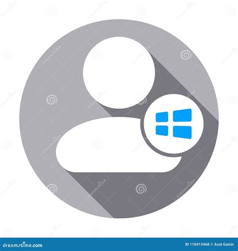 People User Windows Icon Stock Vector Illustration Of Pictogram