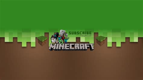 Minecraft Youtube Channel Art Banner