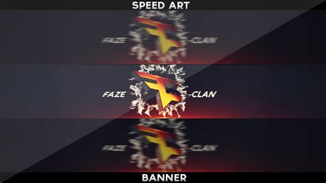 Speed Art Banner Faze Clan By Syro Youtube