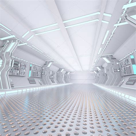 Futuristic Design Spaceship Interior Stock Photo By Vitaliy Sokol