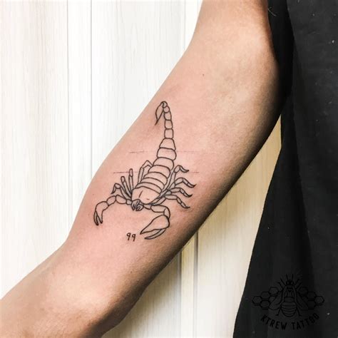 Scorpio Scorpion Linework Tattoo Done By Me Tattoo Tattoos Beauty