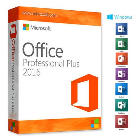 Microsoft Office Professional 2016 Plus Microsoft Key Global