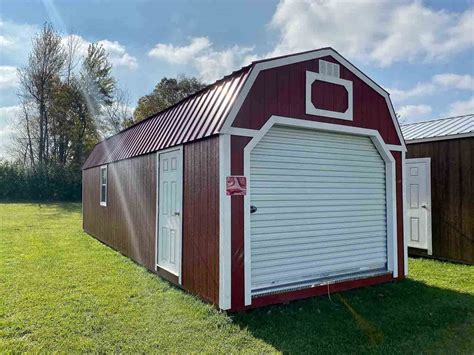 Garages And Lofted Garages Amish Outdoor Buildings Of Michigan