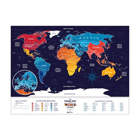 World Travel Map Holiday 1deame Touch Of Modern