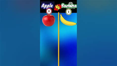 Apple Vs Banana 🍌shorts Shortvideo Youtubeshorts Viral