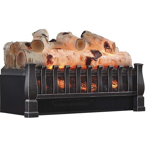 Here is the 30″ version. 20 Inch Electric Fireplace Log Realistic Ember Bed Insert ...
