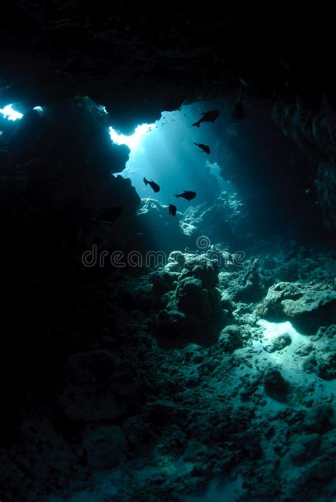 Underwater Cave El Nido Palawan Philippines Stock Photo Image Of Asia