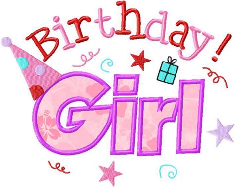 Happy Birthday Girl Clipart Best