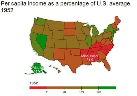 How Median Incomes Have Changed In The Richest And Poorest States In 8