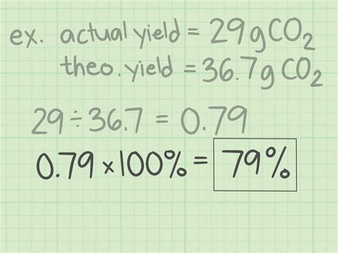 How To Calculate Percentage Yield In Chemistry Haiper