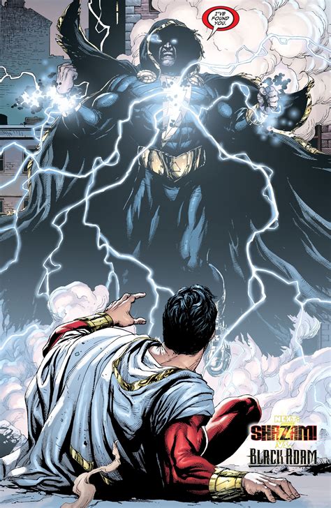 Black Adam Vs Thor Dc Comics New 52s Shazam Volume 1