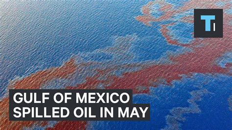 Gulf Of Mexico Spilled Oil In May Youtube