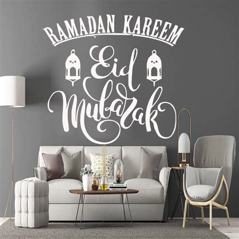 Fashion Ramadan Kareem Vinyl Wallpaper Roll Furniture Decorative