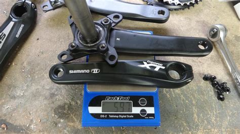 Xt And Slx Cranks Weighed W O Rings Mtbr