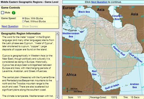 Games require a resolution of 1024 x 768 or higher. Interactive map of Middle East Geographic regions of Middle East. Game. Sheppard Software ...