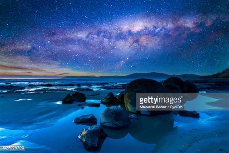 Starry Night Beach Photos And Premium High Res Pictures Getty Images