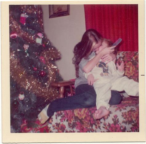 Making Out By The Christmas Tree 1970 Teen Girl Affection Flickr