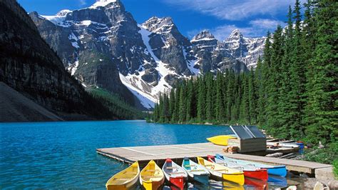 Moraine Lake Banff National Park Canada 10 000 Fonds Décran Hd