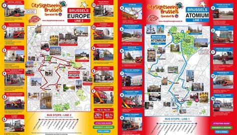 Brussels City Hop On Hop Off Tour Map Tour Look