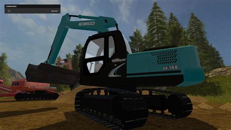 Kobelco Excavator Pack V10 For Fs 2017 Farming Simulator 2017 Mod