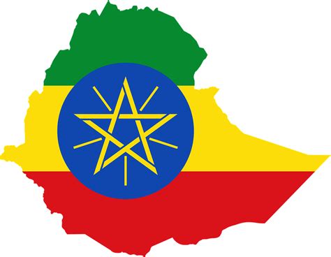 Etiópia Bandeira Mapa Gráfico Vetorial Grátis No Pixabay