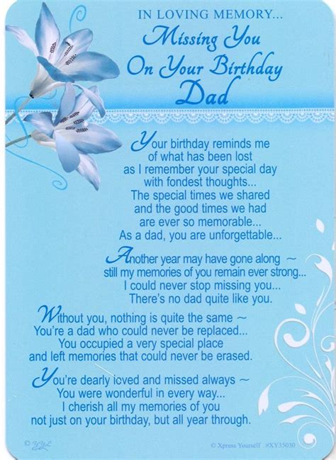 in loving memory missing you on your birthday dad grave graveside memorial… dad in heaven