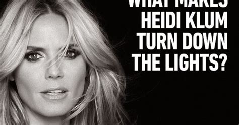 Noozyes Heidi Klum S Provocative Sharper Image Advert Are Banned In