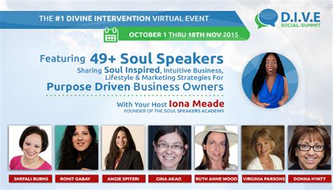 speaking in the devine intervention virtual event