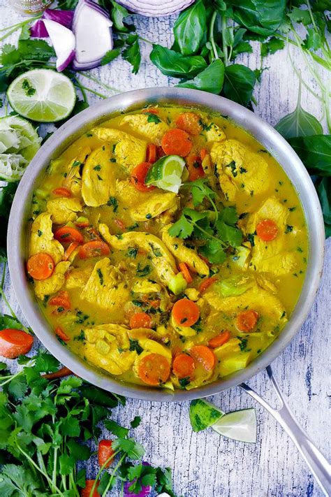 Coconut Chicken Curry 25 Minute Recipe Bowl Of Delicious