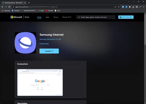 Trải Nghiệm Trình Duyệt Samsung Internet Mới Ra Mắt Trên Windows Giống