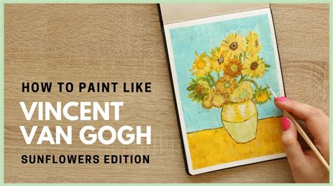 Vincent Van Gogh Sunflowers Painting