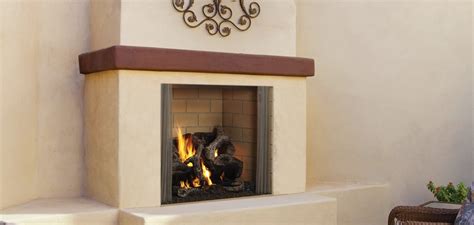 A fire feature makes a fabulous focal point for any garden. Castlewood Outdoor Wood Fireplace | Quadra-Fire