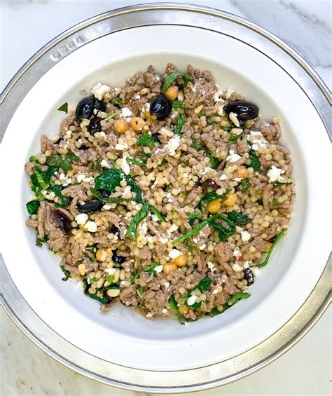 Minute Ground Turkey Couscous Recipe The Savvy Spoon Recipe In