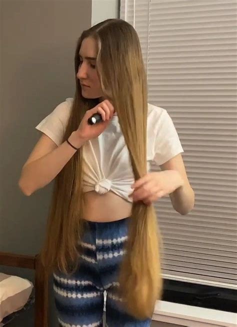 Video Perfect Blonde Healthy Hair Play Playing With Hair Perfect