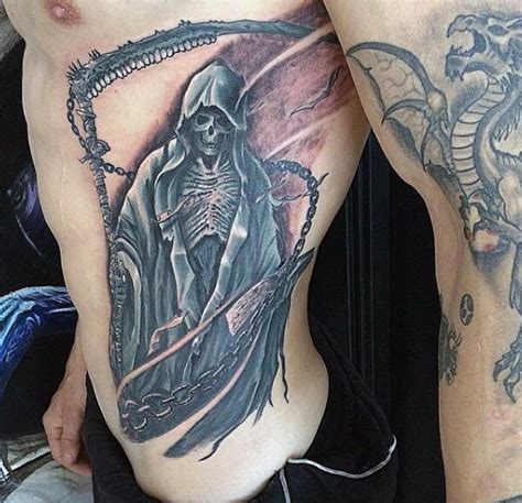 Through the mist, he sees an old wagon pulling up. 70 Grim Reaper Tattoos For Men - Merchant Of Death Designs